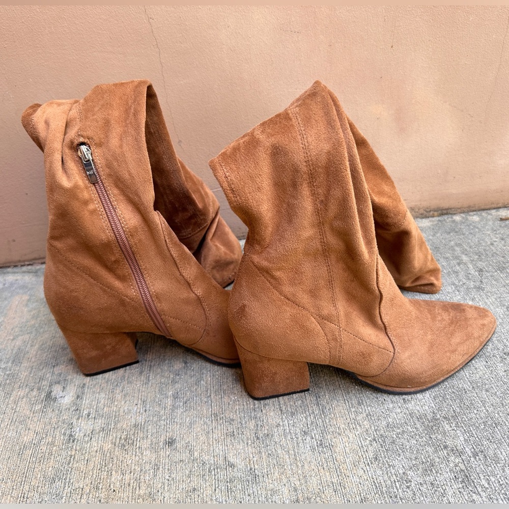 Marc Fisher over the knee suede zipper heeled boots 👢